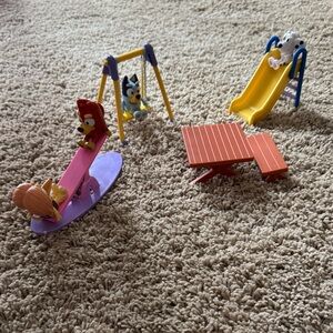 Bluey and friends playground set
